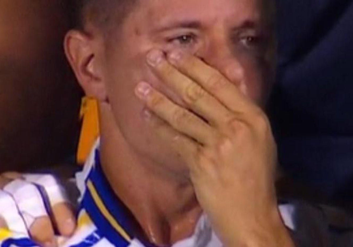 Las lágrimas de Ander Herrera en el banquillo