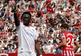 Así fue la primera titularidad de Akor Adams con el Sevilla: «Dimos lo mejor de nosotros»