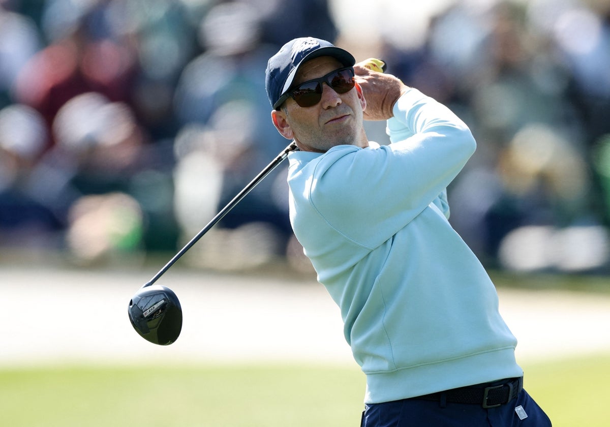 Sergio García, en Augusta