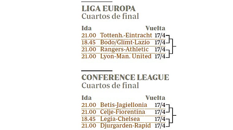 Un Rangers en horas bajas, nuevo reto del Athletic en el camino hacia la final de San Mamés