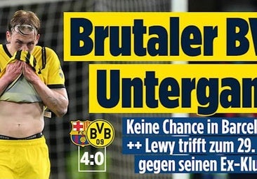 Así vio la prensa el «baile» que «atropelló» al Dortmund y deja al Barça con «pie y medio en semifinales»