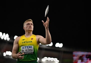 Récord del mundo de disco: Alekna se aprovecha de los vientos de Oklahoma