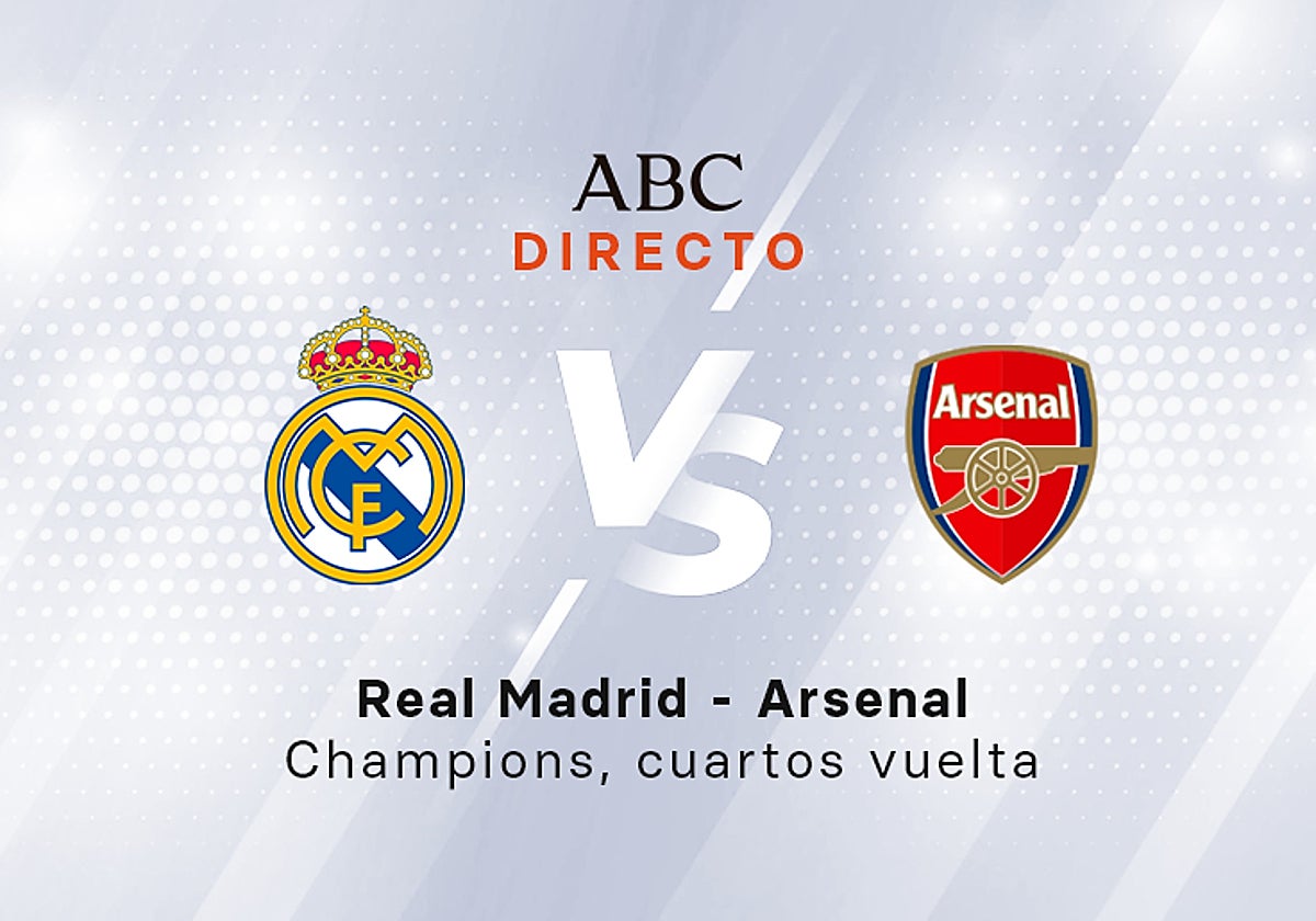 Real Madrid - Arsenal, estadísticas del partido de la Champions