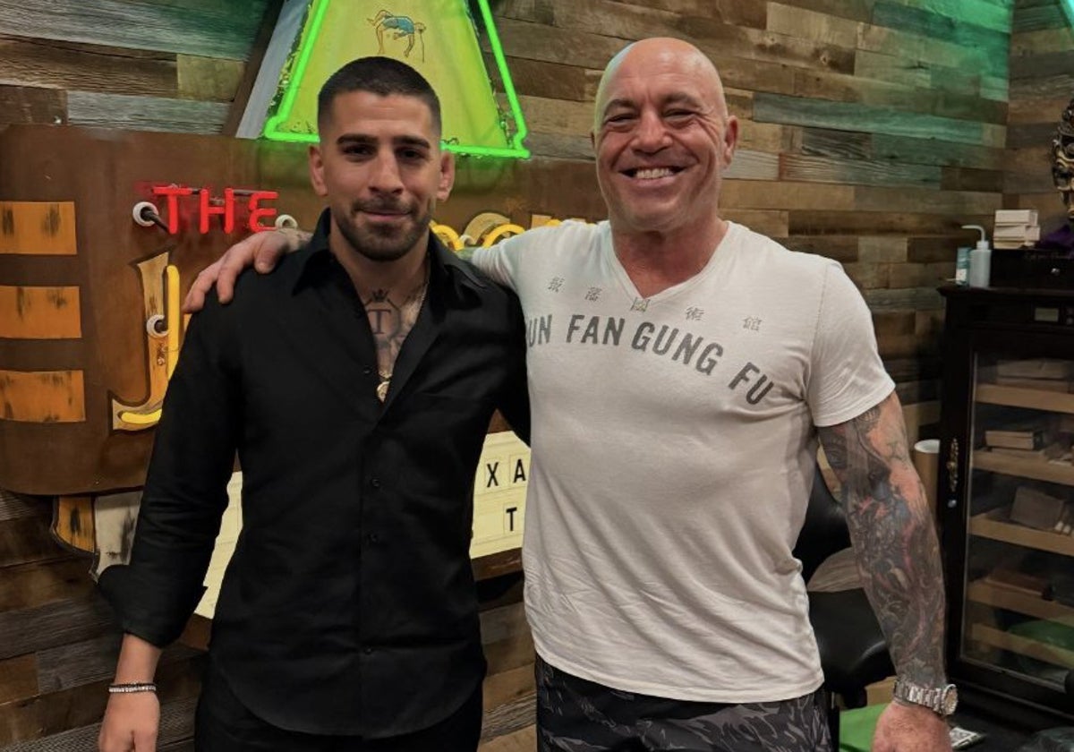 Ilia Topuria y Joe Rogan