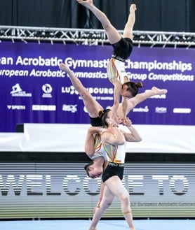 Secondary image 2 - The Seville Pyramids Club makes history in the European Luxembourg
