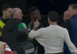 Carvajal se arriesga a una sanción de la UEFA por su cruce de cables con Saka en el túnel de vestuarios