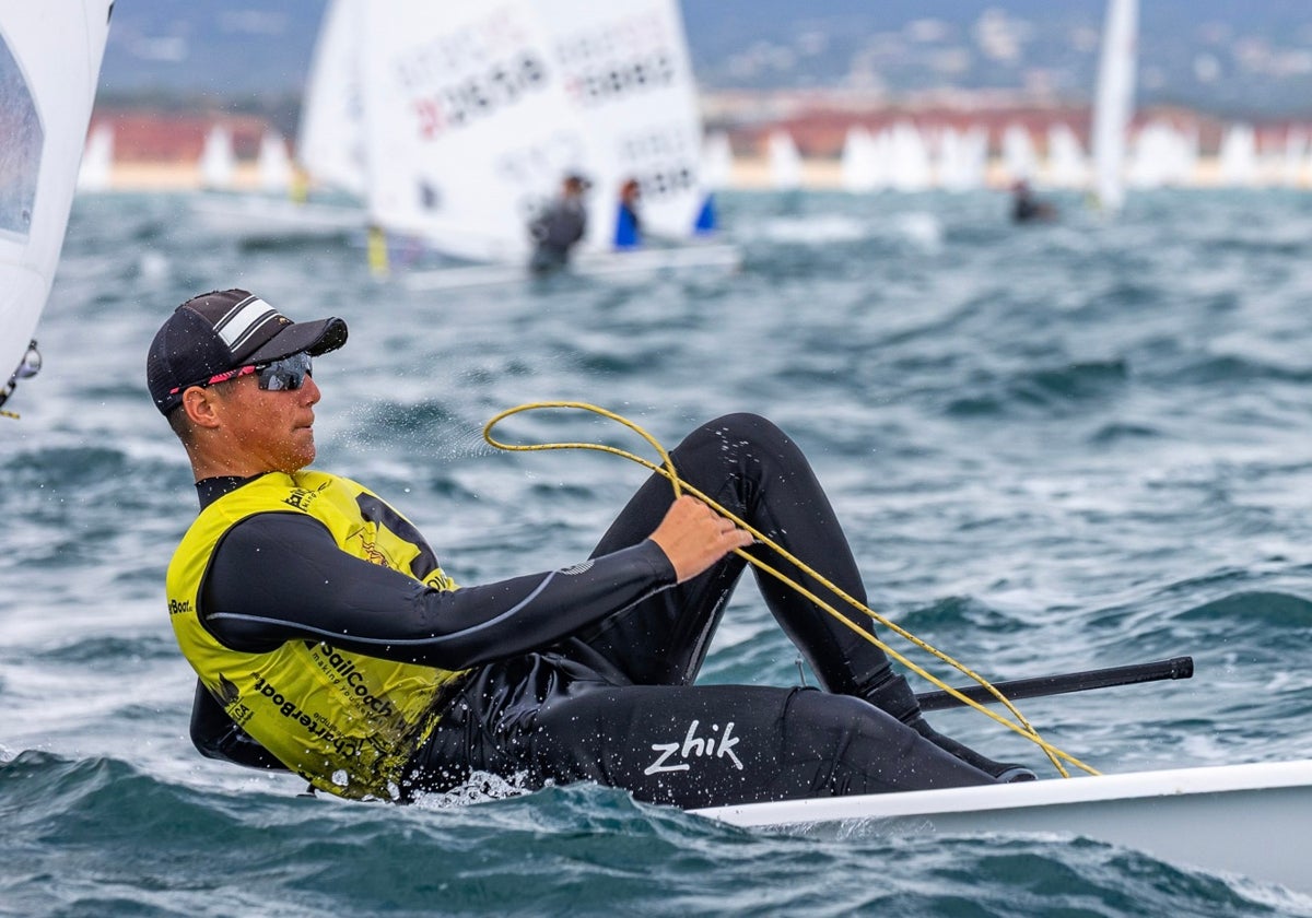 Tim Lubat en acción