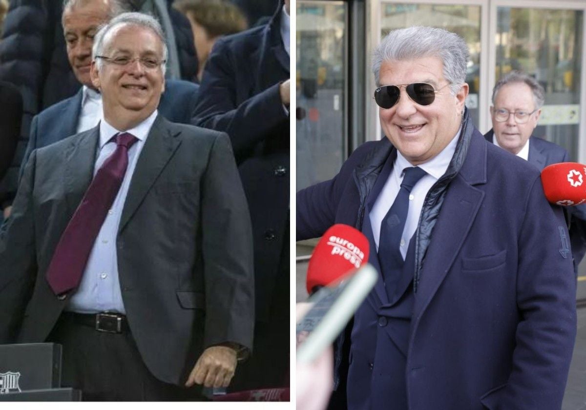 Alejandro Echevarría y Joan Laporta