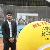 Alcaraz: «Físicamente me encuentro bien. Vamos a ver si no es gran cosa y podemos disfrutar de Madrid»
