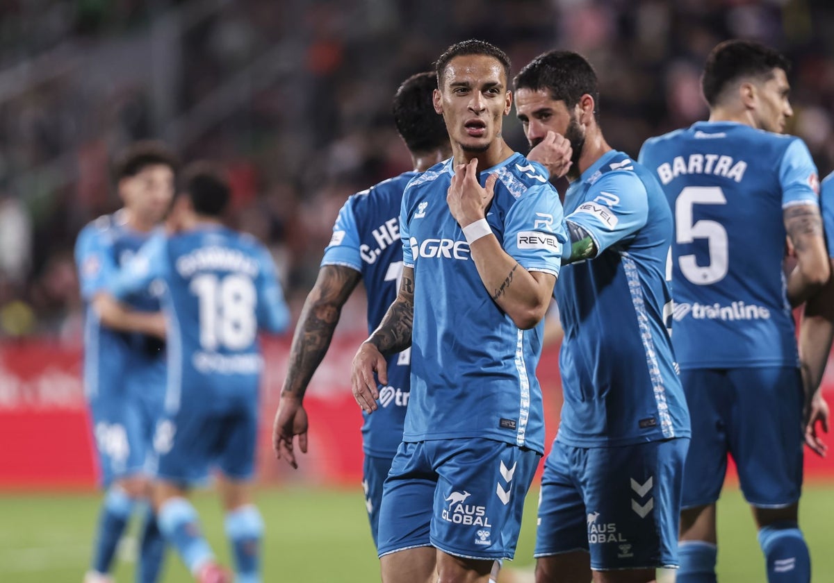 Antony, tras marcar en el Girona-Betis de este lunes