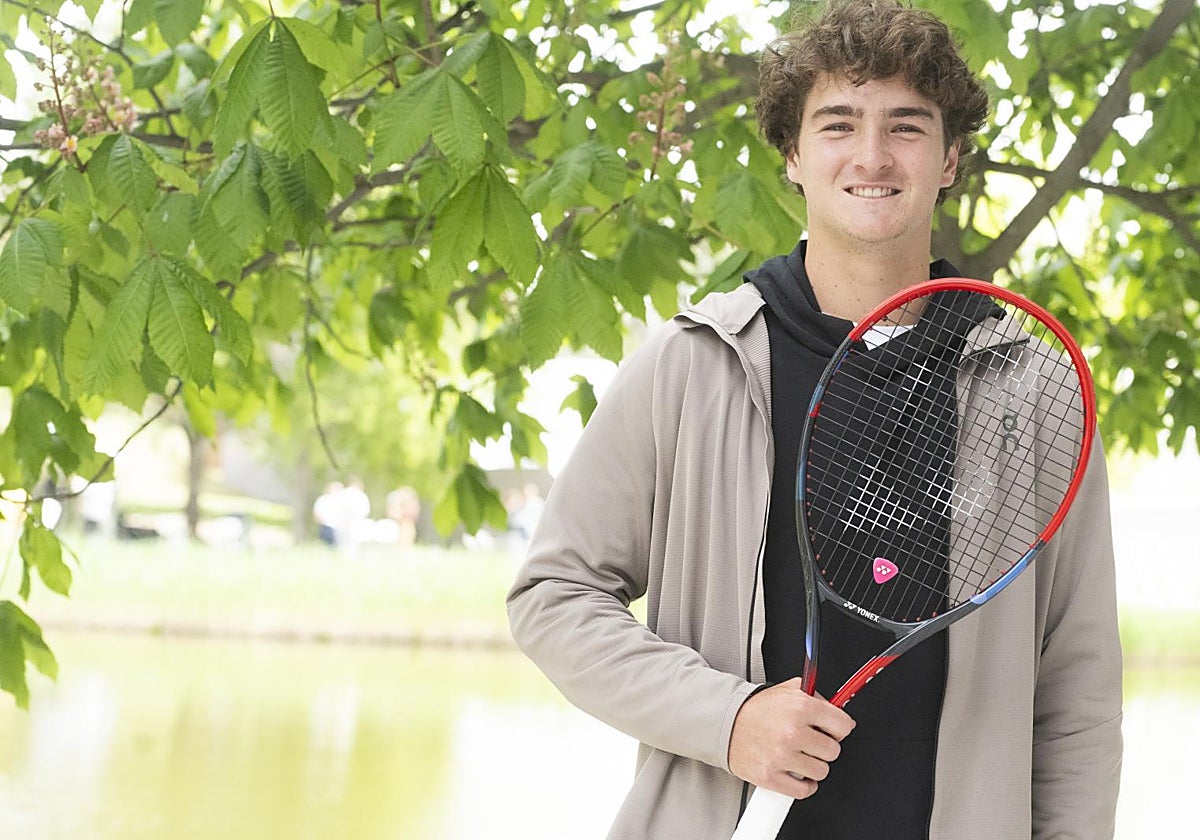 Joao Fonseca posa para ABC en la Caja Mágica