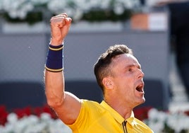 Duelo de españoles en la primera ronda del Mutua Madrid Open: Bautista elimina a Munar