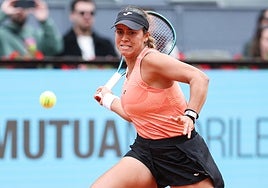 Jessica Bouzas cae en segunda ronda del Mutua Madrid Open, pero se reafirma: «Este partido me hará mejor»