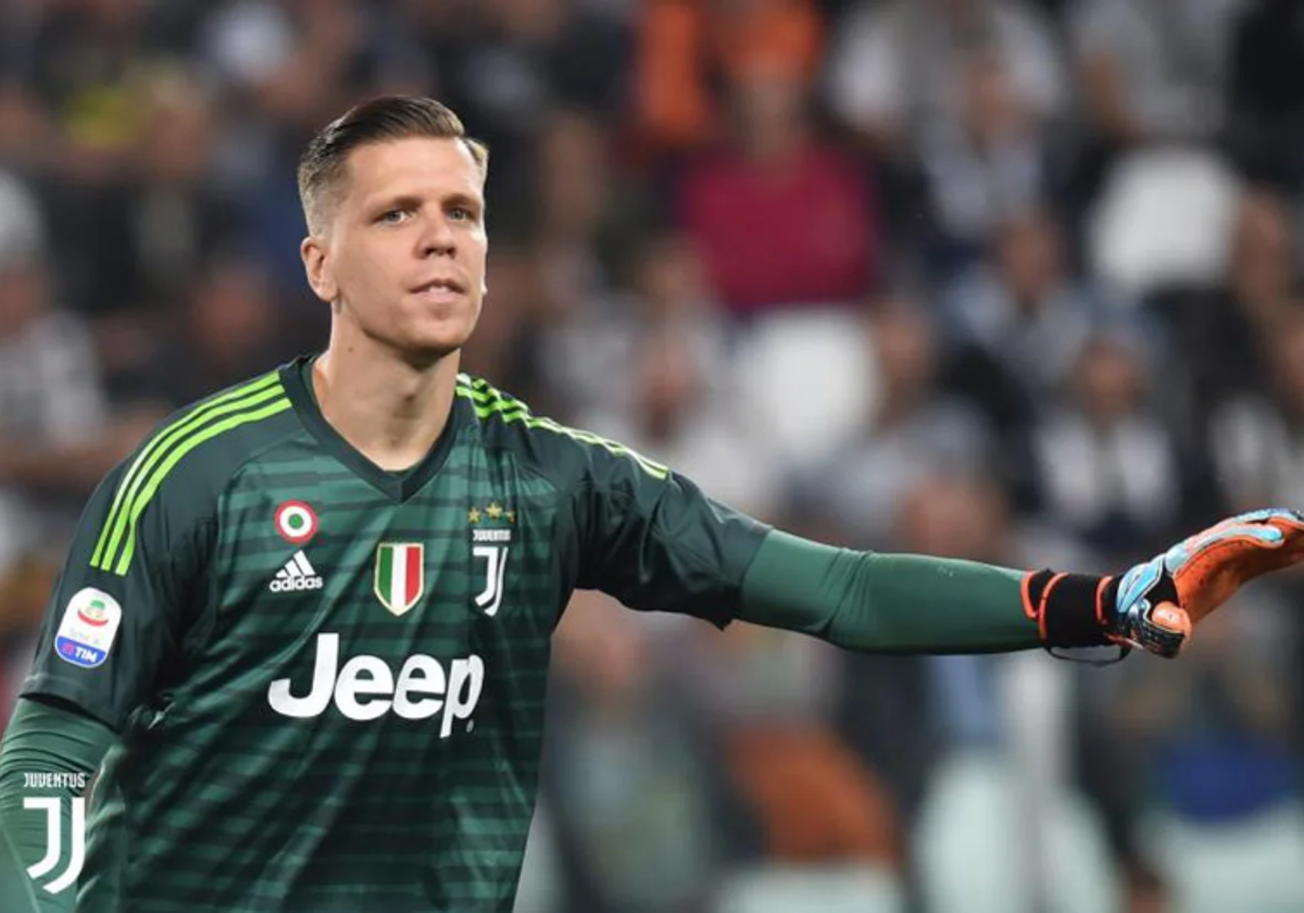 Szczesny, durante un partido con la Juventus