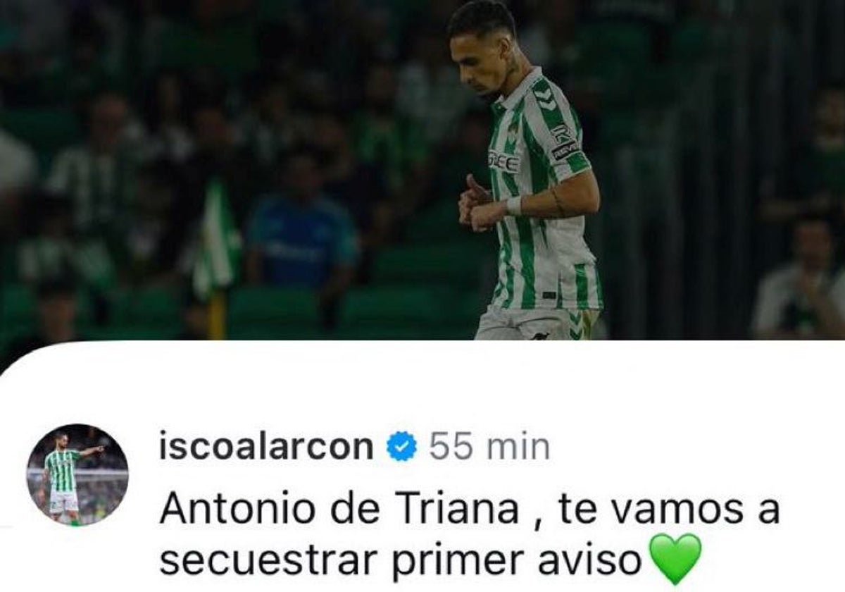 La broma de Isco a Antony para que se quede en el Betis: «Antonio de Triana, te vamos a secuestrar; primer aviso»