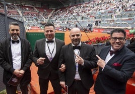 Los presentadores de la Caja Mágica que revolucionan el tenis con el alma del boxeo