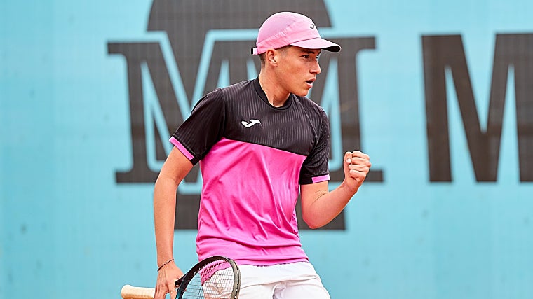 Jugador durante el torneo