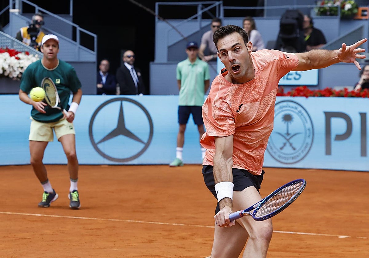 Granollers y Zeballos, durante la final