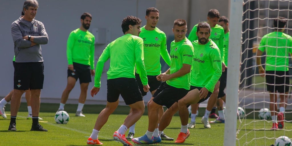 Natan no se ejercita con el grupo a dos días del Fiorentina - Betis, pero su presencia está garantizada