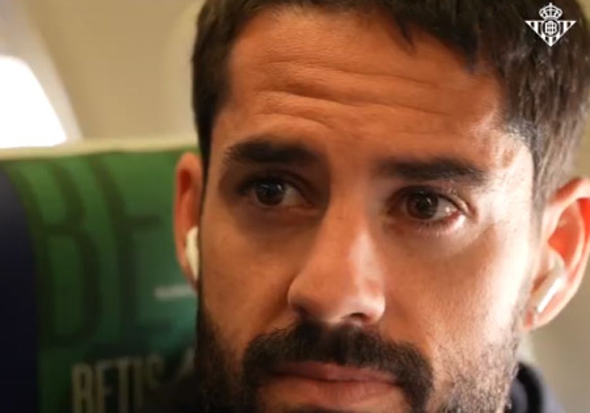 Isco, en el vídeo que el Betis ha colgado en sus redes sociales