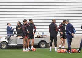 El Sevilla regresa al trabajo con la mente puesta en Vigo