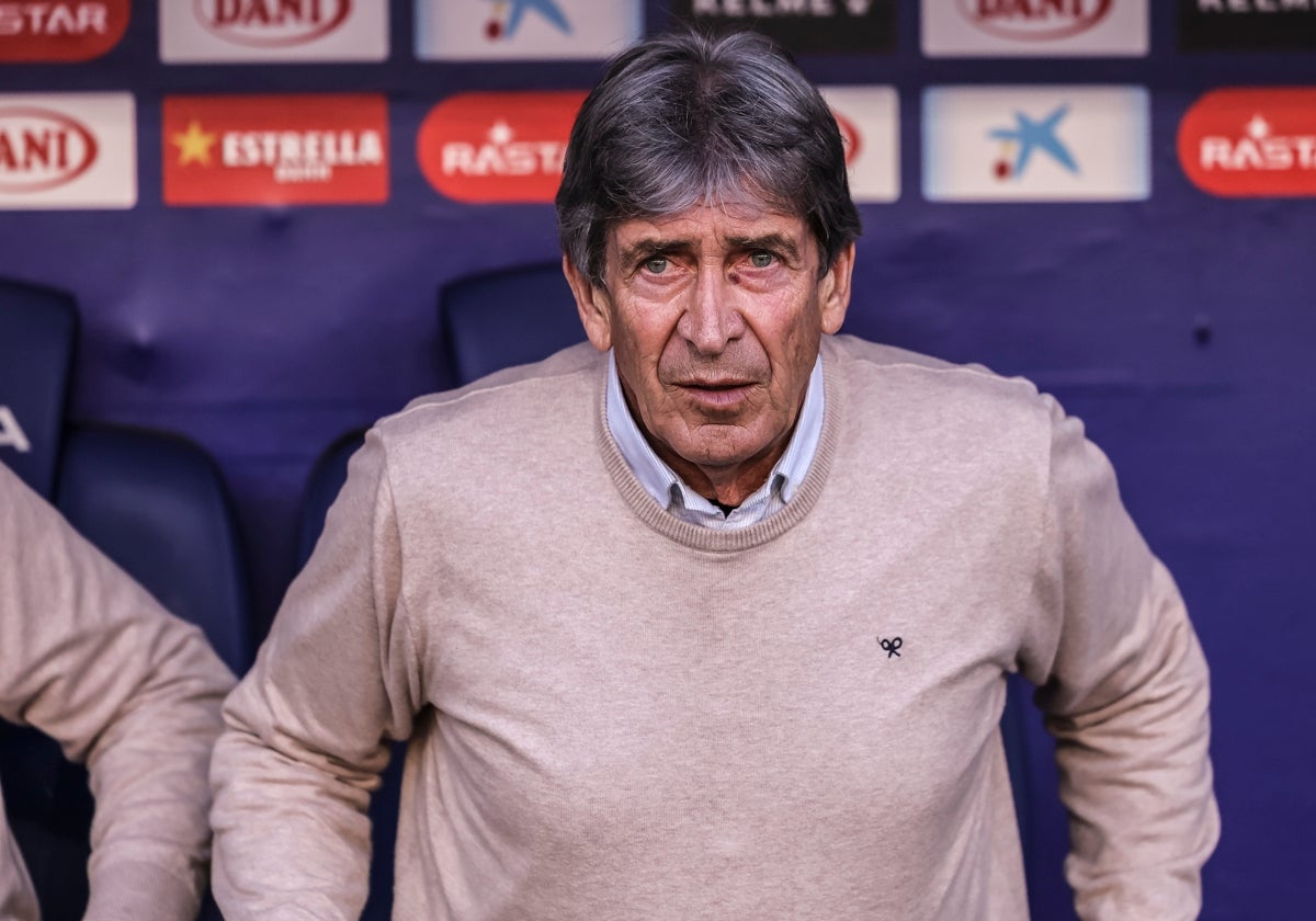 Manuel Pellegrini, técnico del Real Betis