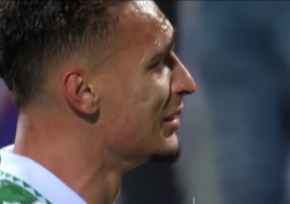 Antony, un mar de lágrimas tras la clasificación del Betis para la final: «Me siento muy feliz»