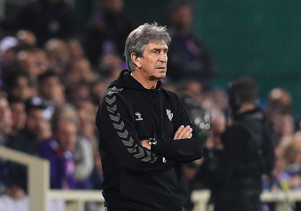 Manuel Pellegrini, en la banda del Artemio Franchi