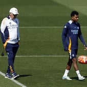 Rodrygo se lesiona, avisa a Ancelotti y se marcha del entrenamiento