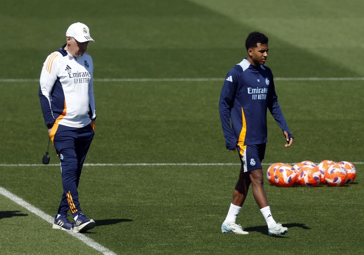 Rodrygo, tras decirle a Ancelotti que se había lesionado