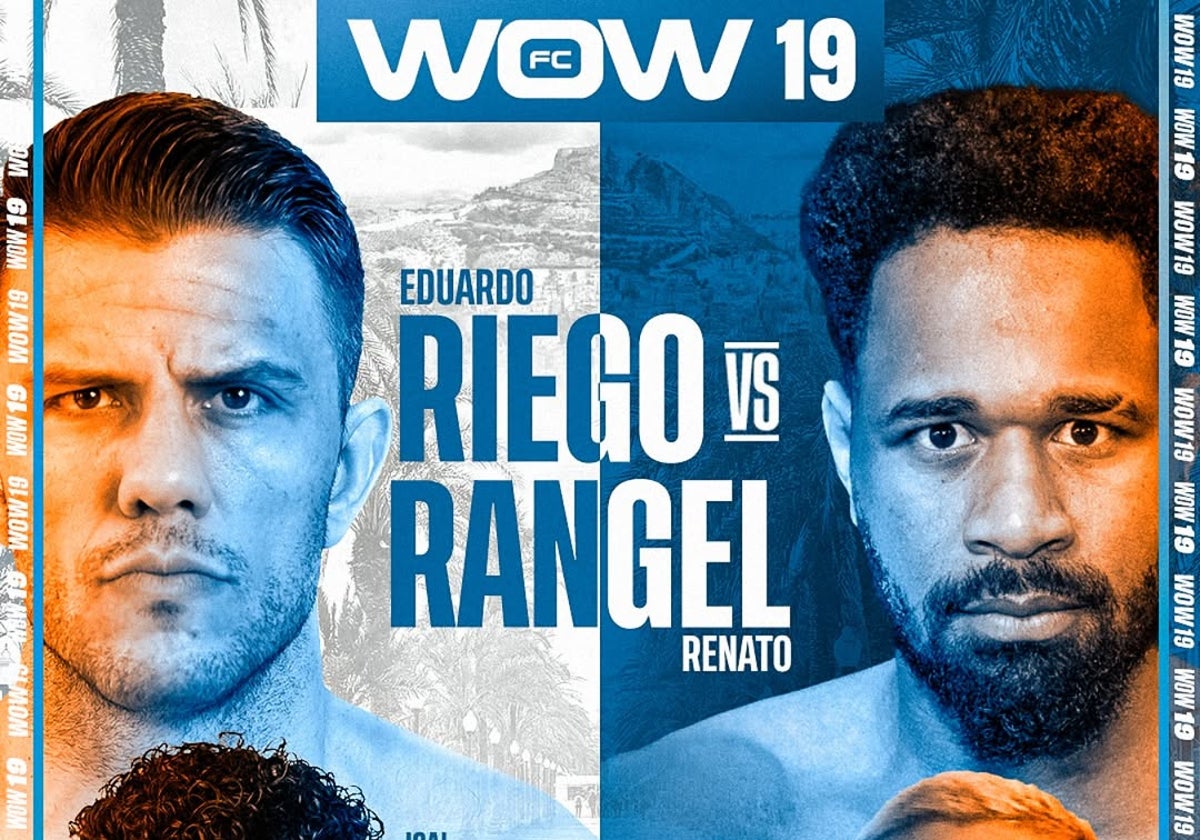 Cartel Oficial del evento con Eduardo Riego y Renato Rangel