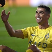 Cristiano Ronaldo en un partido con el Al Nassr