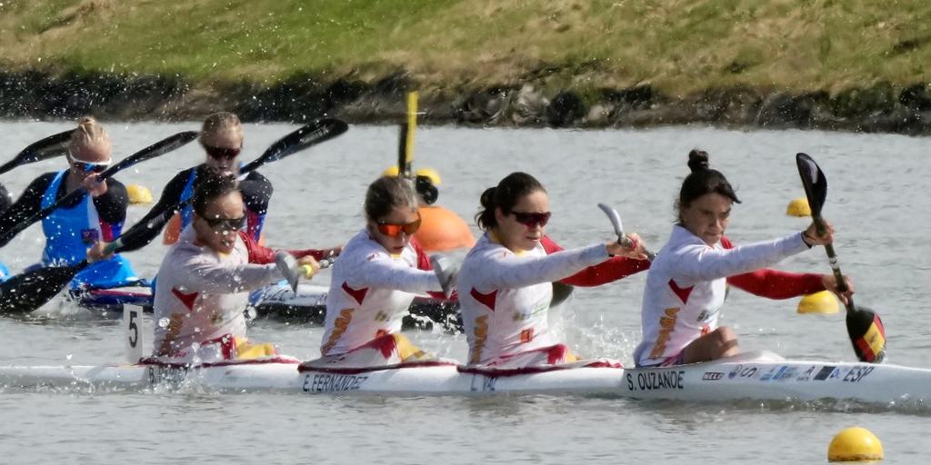 Oro para el K4 femenino español en la Copa del Mundo