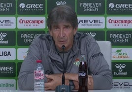 Manuel Pellegrini, este sábado en rueda de prensa