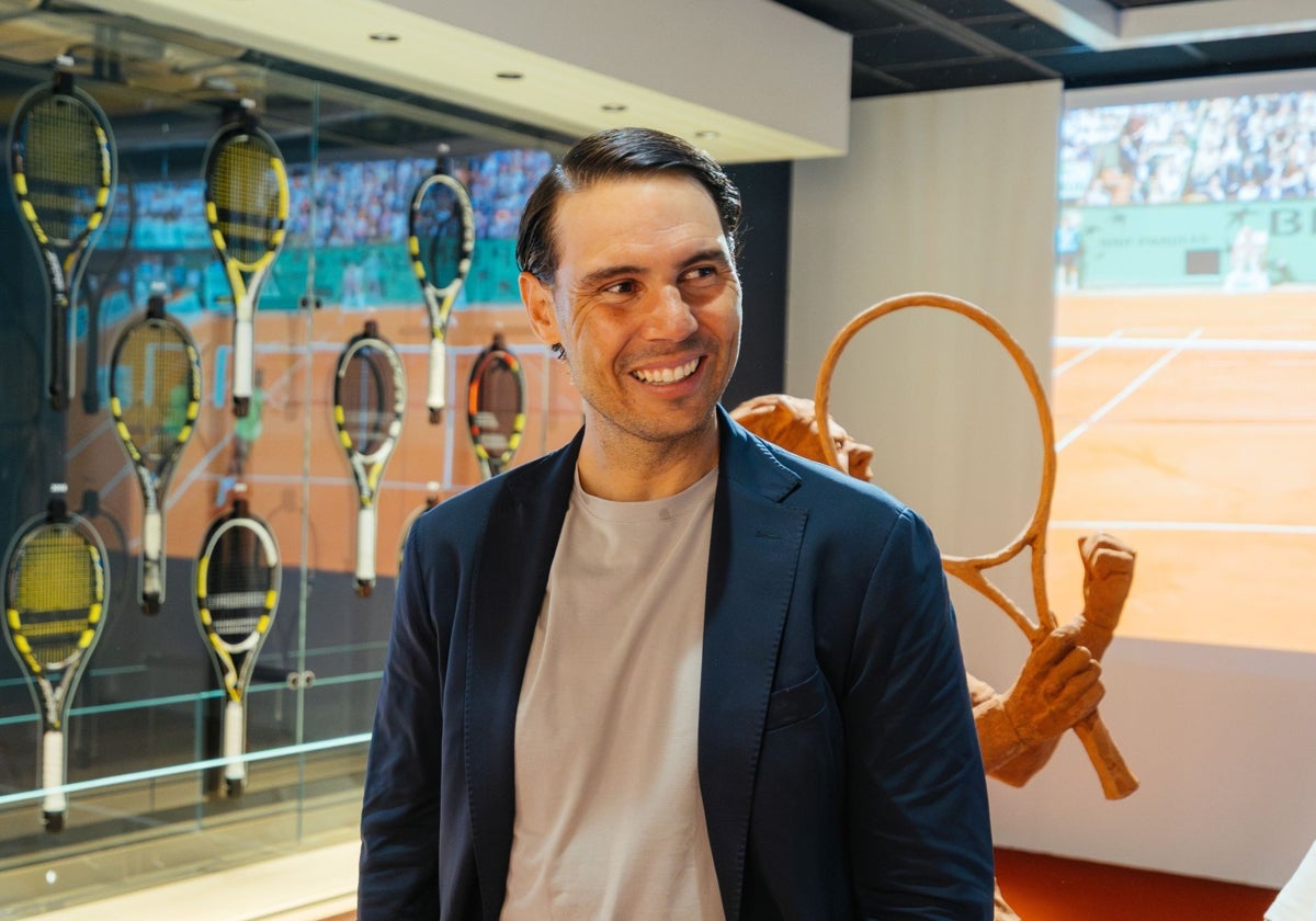Nadal inaugura el espacio 'Roland Garros' en su museo de Manacor