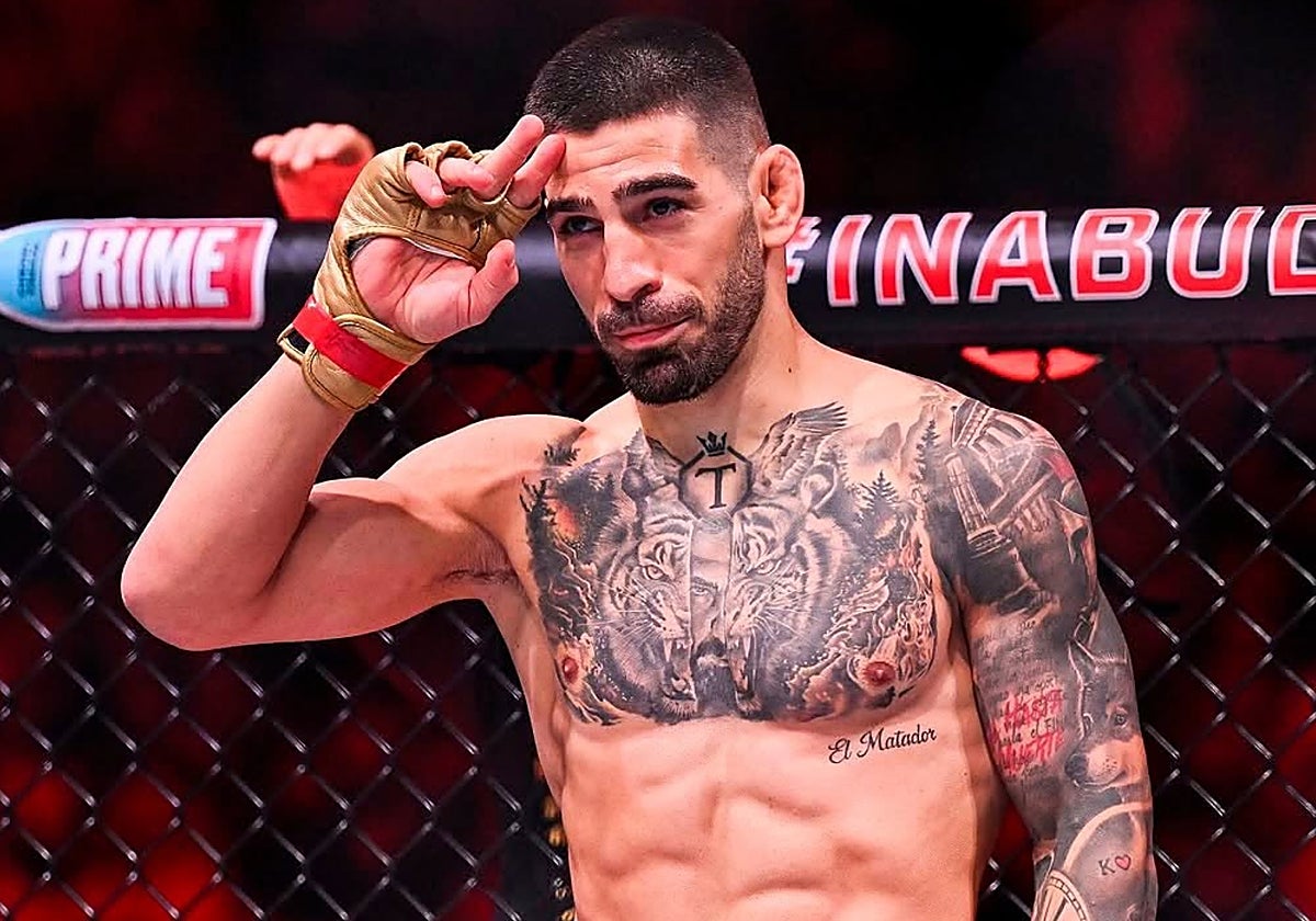 Ilia Topuria, antes de un combate