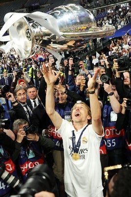 Modric, con la Champions ganada en 2022