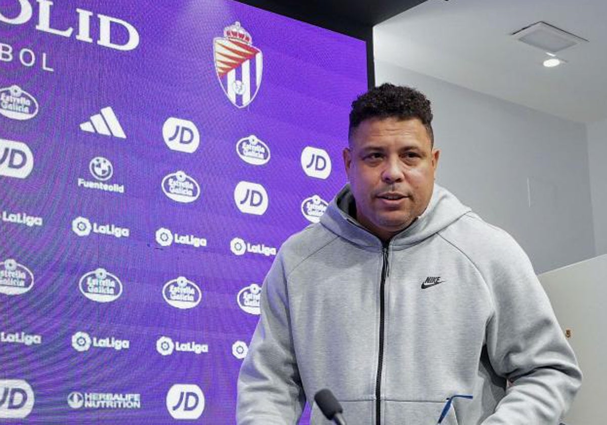 Ronaldo Nazario, expresidente del Valladolid