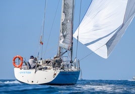 El Blue Oyster durante un momento de la travesía