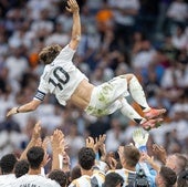El adiós de Modric y Ancelotti en su último partido, en imágenes