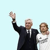 El Bernabéu se rompe en dos en una tarde de despedidas para la historia