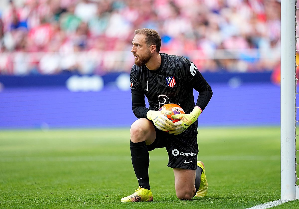 Jan Oblak, en el partido ante el Betis