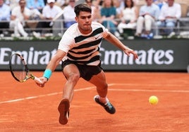 Ben Shelton - Carlos Alcaraz en directo: resultado, ganador y última hora del partido de octavos de final de Roland Garros hoy
