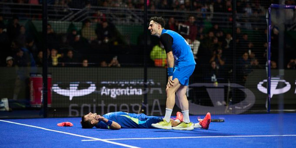 Jon sanz y momo gónzalez derrotan a stupa y lebrón en buenos aires levantando una bola de partido