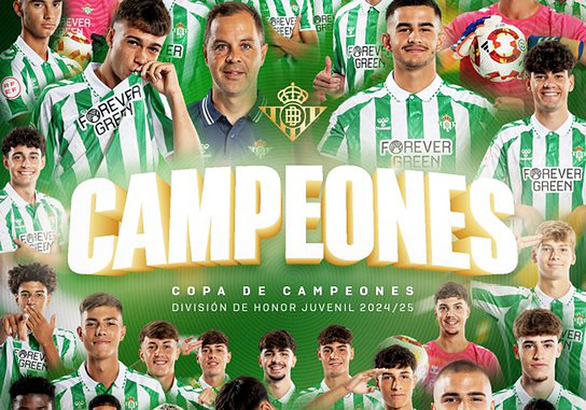 El Betis juvenil gana por primera vez la Copa de Campeones