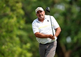 Ángel Cabrera, durante el Principal Charity Classic