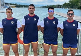 Sexta plaza para Gonzalo García con el cuatro scull español en el Campeonato de Europa de Plovdiv