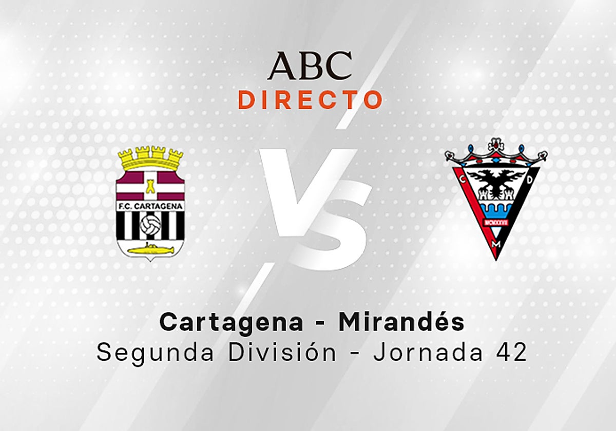 Cartagena- Mirandés, estadísticas del partido