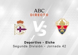 Deportivo - Elche, estadísticas del partido