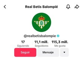 El Real Betis y su crecimiento a nivel mediático